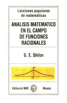 Analisis Matematico en el Campo de Funciones Racionales
