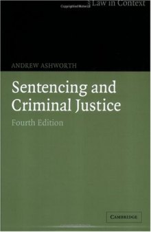 Sentencing and criminal justice