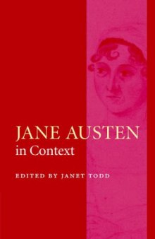 Jane Austen in Context (The Cambridge Edition of the Works of Jane Austen)