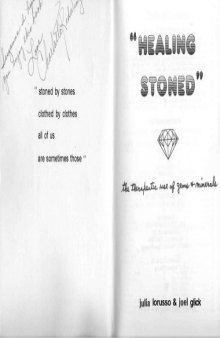 Healing Stoned: The Therapeutic Use of Gems & Minerals