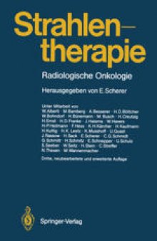 Strahlentherapie: Radiologische Onkologie