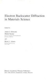 Electron backscatter diffraction in materials science