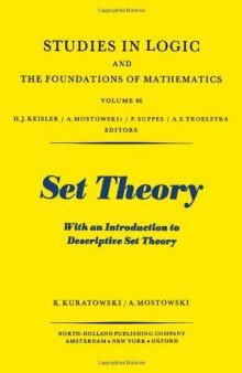 Set theory, with an introduction to descriptive set theory