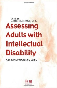 Assessing adults with intellectual disabilities: a service providers' guide  