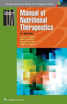 Manual of Nutritional Therapeutics