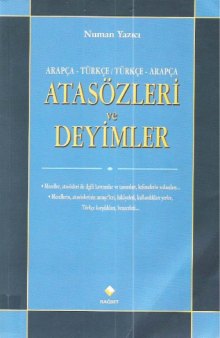 Arapca-Turkce Turkce-Arapca Atasozleri ve Deyimler