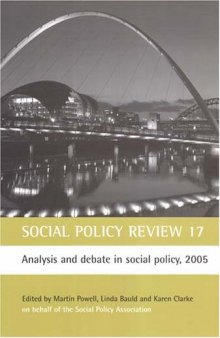 Social Policy Review 17 (Social Policy Review S.)