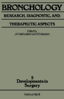 Bronchology: Research, Diagnostic, and Therapeutic Aspects: Proceedings of the Second World Congress for Bronchology, held at Düsseldorf, FRG, 2–4 June 1980
