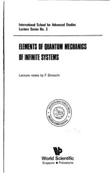 Elements of quantum mechanics of infinite systems