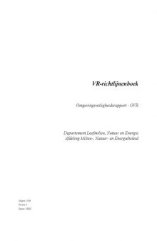 VR-richtlijnenboek Omgevingsveiligheidsrapport (OVR)