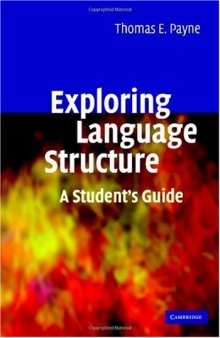 Exploring Language Structure: A Student's Guide