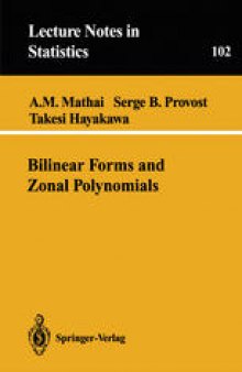 Bilinear Forms and Zonal Polynomials