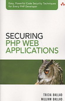 Securing PHP web applications