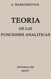 Teoria de las funciones analiticas, vol. I