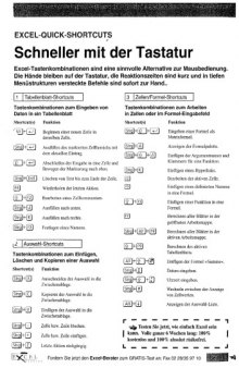 Excel für Fortgeschrittene