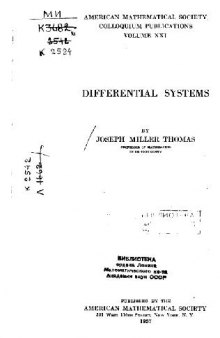 Differential systems