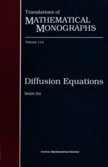 Diffusion equations