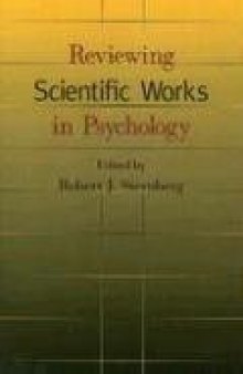 Reviewing Scientific Works In Psychology