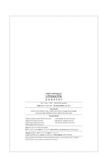 Türkiye Araştırmaları Literatür Dergisi Vol.3 (Türk Siyaset Tarihi - Tanzimat'a Kadar) 