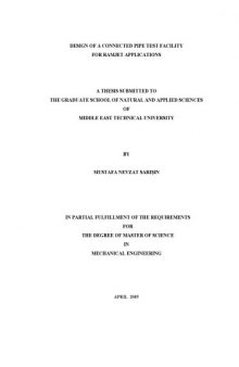 Design of a Connected Pipe Test Facility for Ramjet Applications