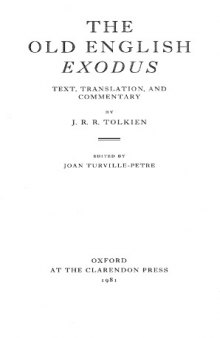 The Old English Exodus