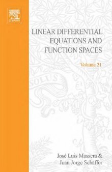 Linear differential equations and functions spaces