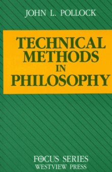 Technical Methods in Philosophy (Focus Series)