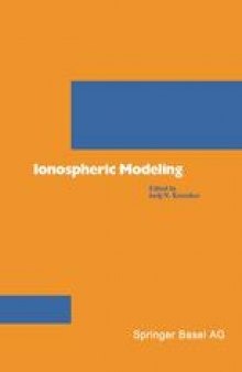 Ionospheric Modelling