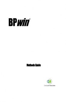 BPwin. Methods Guide