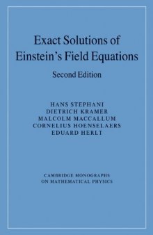 Exact Solutions of Einstein's Field Equations 