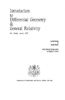 Intro to Differential Geometry and General Relativity