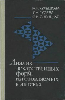 Анализ лекарственных форм, изготовляемых в аптеках