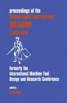 Proceedings of the Twenty-eighth International: Matador Conference