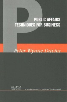 Public Affairs Techniques for  (Hawksmere Report)