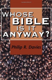Whose Bible is It Anyway? (JSOT Supplement)