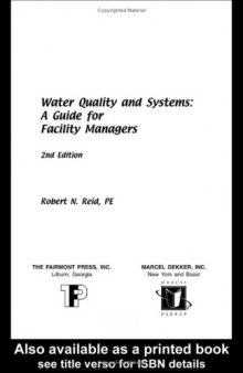 Water Quality and Systems: A Guide for Facility Managers  
