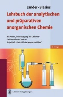 Jander Blasius - Lehrbuch der analytischen und präparativen anorganischen Chemie, 16. Auflage  