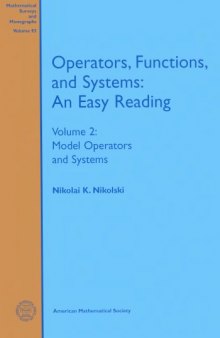 Operators, functions, and systems: an easy reading. Vol. 2