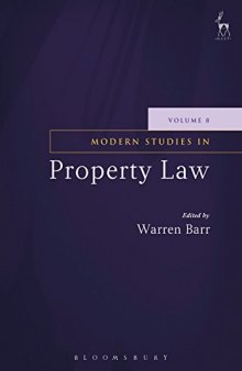 Modern Studies in Property Law 8