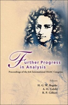 Further progress in analysis: Proceedings of the 6th int. ISAAC Congress, Turkey,2007