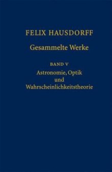 Felix Hausdorff - gesammelte Werke 5