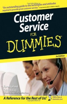 Customer Service For Dummies (For Dummies (Business & Personal Finance))