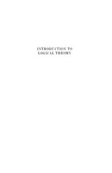 Introduction to logical theory