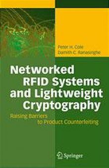 Networked RFID Systems and Lightweight Cryptography: Raising Barriers to Product Counterfeiting