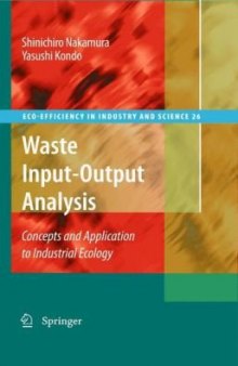 Waste Input-Output Analysis Concepts and Application to Industrial Ecology