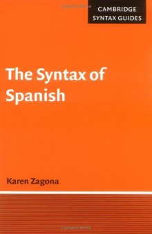The Syntax of Spanish
