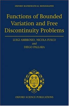 Functions of Bounded Variation and Free Discontinuity Problems 