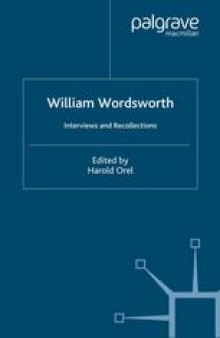 William Wordsworth: Interviews and Recollections