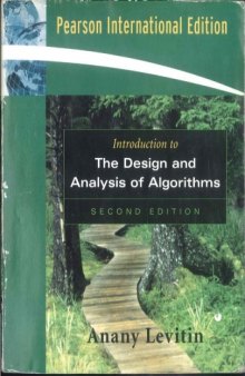 Introduction to the Design & Analysis of Algorithms, Second Edition, International edition