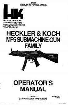 Heckler & Koch MP5 Submachine gun